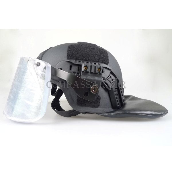 ACH-RM2-VN3A Ballistic ACH Helmet with Visor and Neck Protector