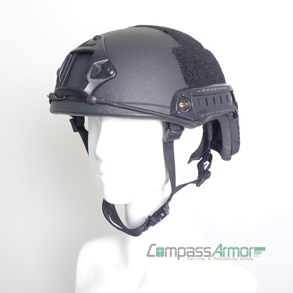 FAST Ballistic High Cut Helmet Anti-bullet Helmet NIJ IIIA Kevlar Core Black